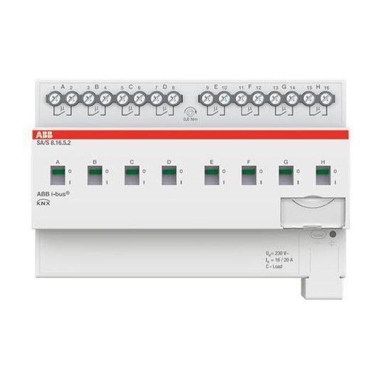 ABB Schaltaktor 8fach 16 A  SA/S8.16.5.2 C-Last REG 2CDG110267R0011
