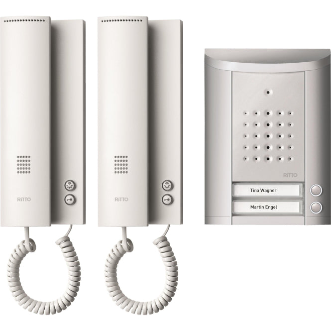Ritto Entravox Komplettpaket 2WE 1841220 silber