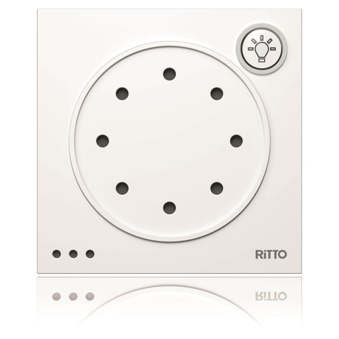 Ritto Portier Türsprechmodul     1876070 weiss m.Lichttaste