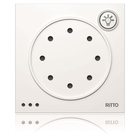 Ritto Portier Türsprechmodul     1876070 weiss m.Lichttaste