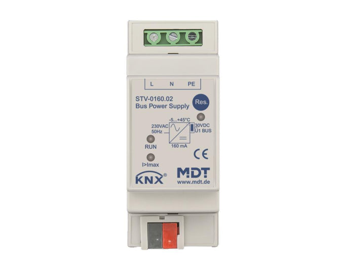 MDT STV-0160.02 Busspannungsversorgung   2TE REG 160mA