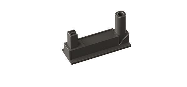Bachmann DESK2 Klebesockel       918.111 Steckdosenleiste