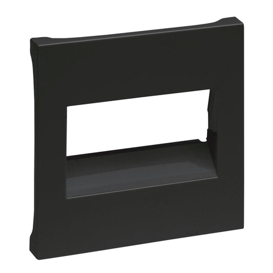 Legrand 765354 SEANO Abdeckung RJ45 f.1- u.2-fach Datendosen Schwarz lackiert