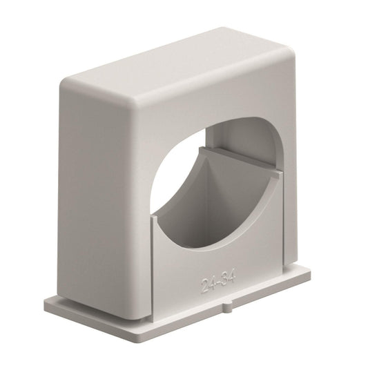OBO 3052 LGR Druck-ISO-Schelle 24-34mm   PS lichtgrau RAL7035 2101068