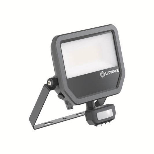 LEDV Flutlichtstr Perf. Sensor schwarz   IP65 27/41W 3670/5500lm 3000K symmetr.