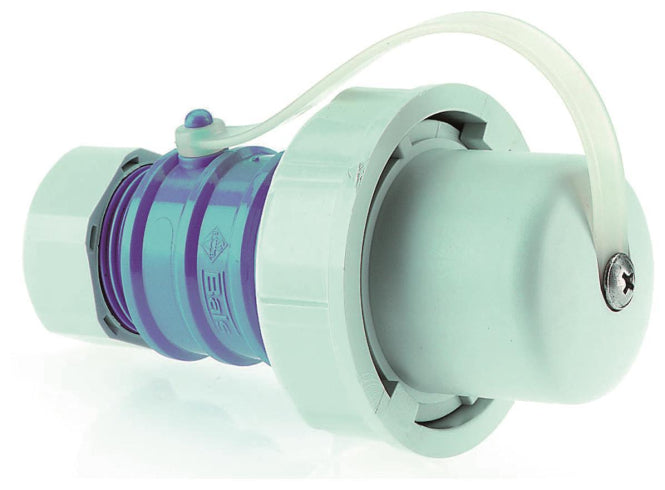 BALS Schuko-Stecker 16A 250V     736     blau druckwasserdicht
