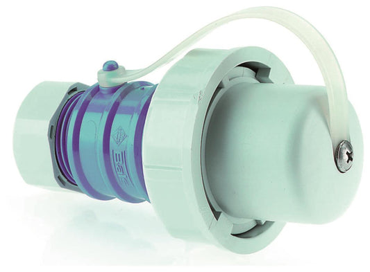 BALS Schuko-Stecker 16A 250V     736     blau druckwasserdicht