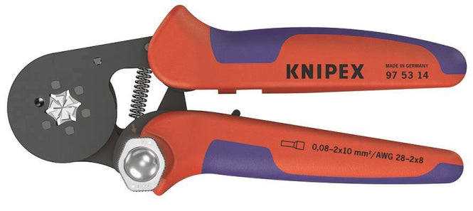 Knipex Aderendhülsenzange 180mm   975314 0,08-10qmm Sechskant   selbsteinstellend