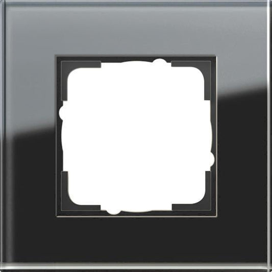 GIRA 021105 Abdeckrahmen 1fach Esprit    Glas Schwarz