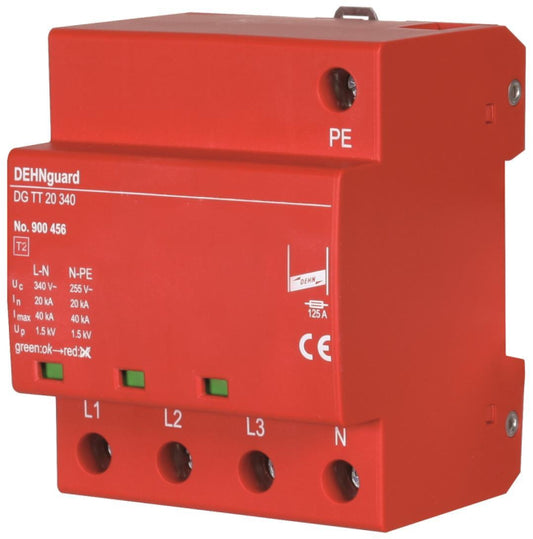 Dehn Überspannungsableiter  DG TT 20 340 Typ 2 DEHNguard 4p               900456