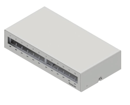 EasyLan EL preLink / fixLink             Unterbaupanel/Consolidation Point 12Port