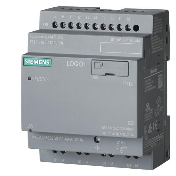 Siemens LOGO! 24 CEo  6ED1052-2CC08-0BA2 LOGO 8.4