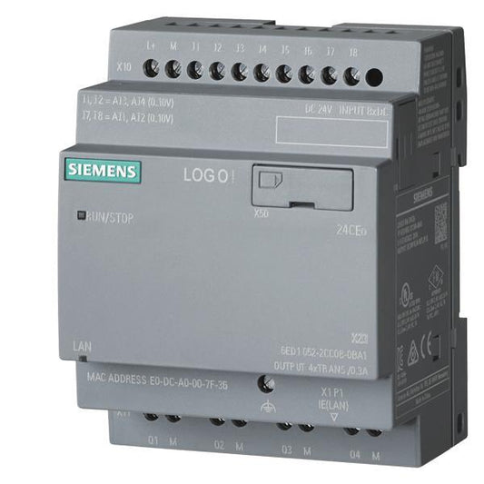 Siemens LOGO! 24 CEo  6ED1052-2CC08-0BA2 LOGO 8.4
