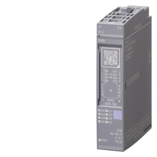 SIEM SIMATIC ET       6ES7134-6FF00-0AA1 200SP, analoges Eingangs-modul, AI 8XU