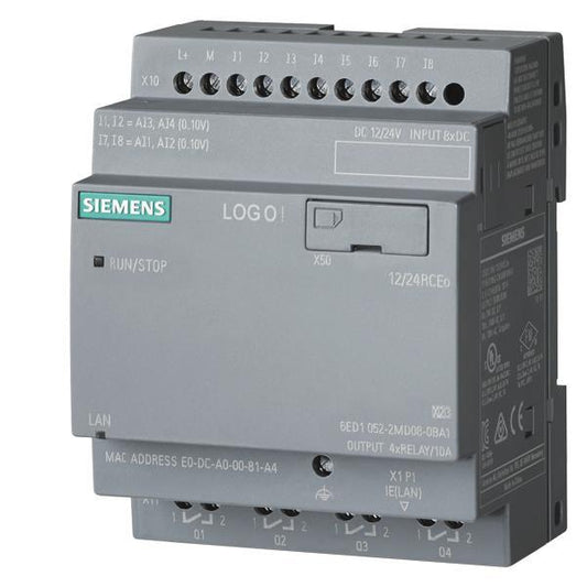 Siemens LOGO!         6ED1052-2MD08-0BA2 12/24RCEO 8.4