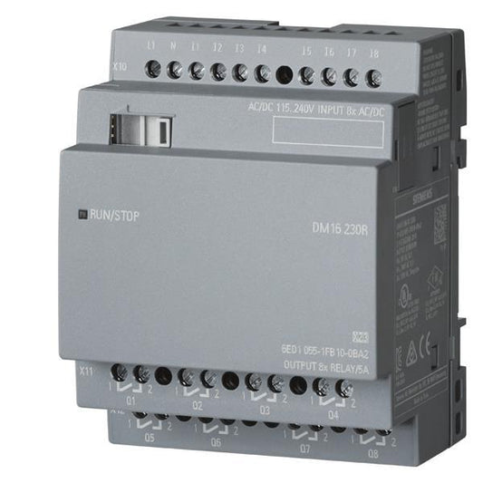 Siemens 6ED10551FB100BA2 LOGO! DM16 230R Erw.-Mod. 4TE 8DE/8DA LOGO!8