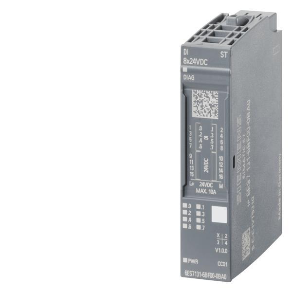 SIEM Simatic ET 200SP, 6ES71316BF000CA0  Digitales Eingangsmodul, DI 8X 24VDC