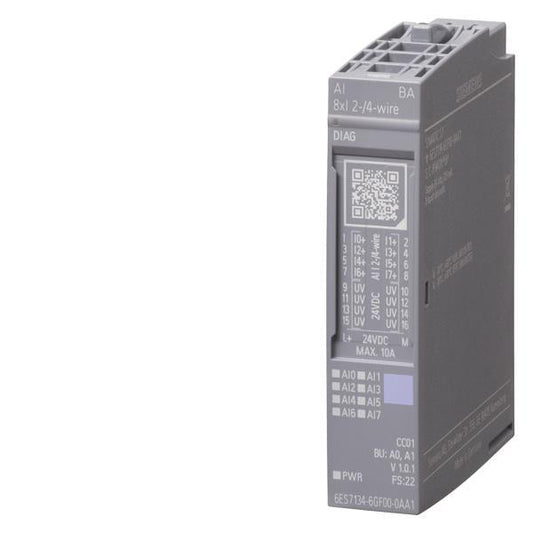 SIEM SIMATIC ET       6ES7134-6GF00-0AA1 200SP, analoges Eingangs-modul, AI 8XI
