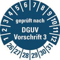 HEIN 185697                              Prüfpl.DGUV3,26-31,bl,PF,Ø30mm,500/ROL