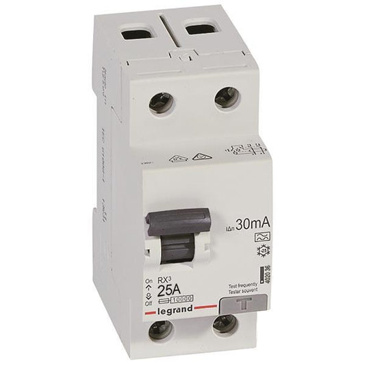 Legrand 402036 RX3 Fi-Schalter 25A       2-polig 30mA Typ A 230VAC 2TE