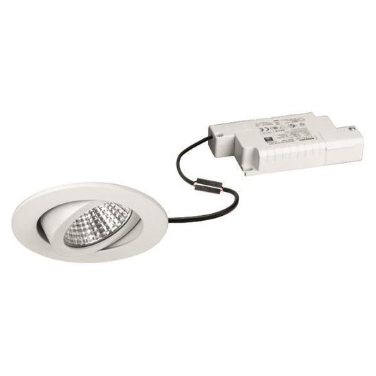 BRUM LED-Einbaustra. IP65 weiss   DAMITA 6W 650lm 3000K 230V dimmbar DA68 ET50mm