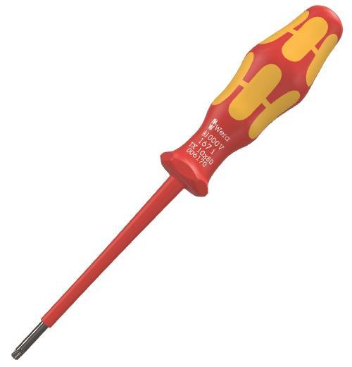 Wera VDE-Schraubendreher TX10 80mm       167I Torx                    05006170001