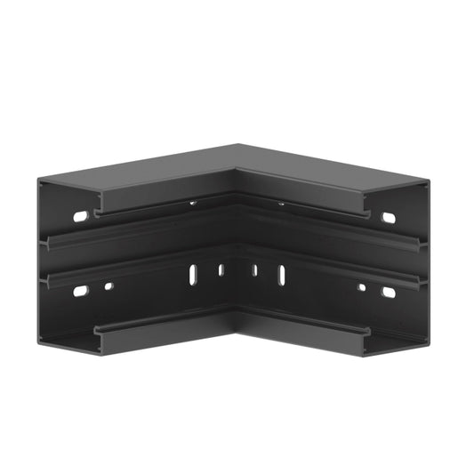 GGK Inneneck BR 60x110/80-9005, PVC      Gehrungsformteil, schwarz