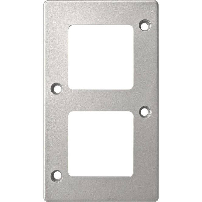 Merten Rahmen 2fach mattsilber    480260 PANZER