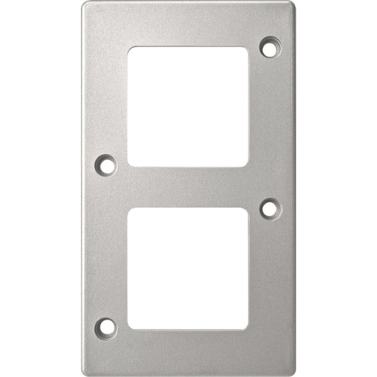 Merten Rahmen 2fach mattsilber    480260 PANZER