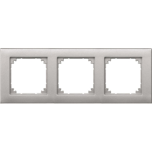Merten M-PLAN-Rahmen 3fach        486360 aluminium