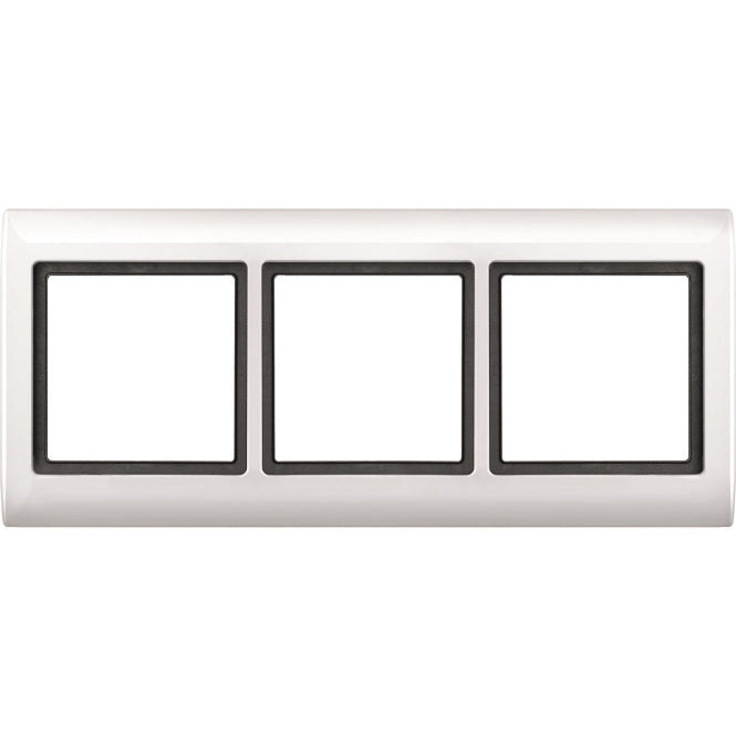 Merten AQUADESIGN-Rahmen 3fach    400319 polarweiß