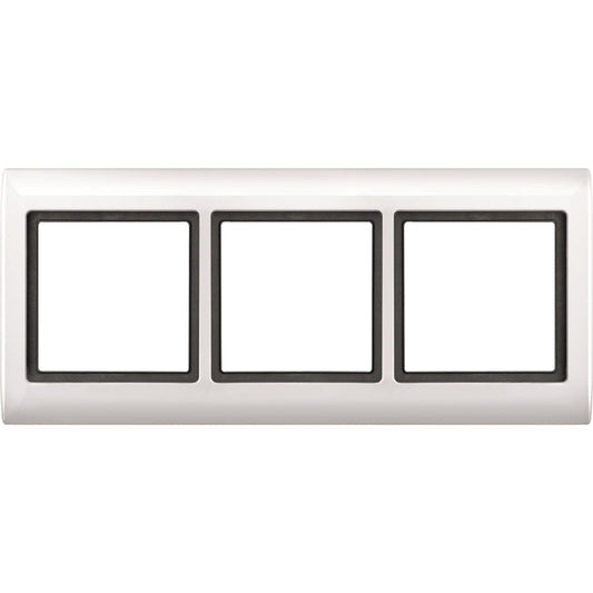 Merten AQUADESIGN-Rahmen 3fach    400319 polarweiß