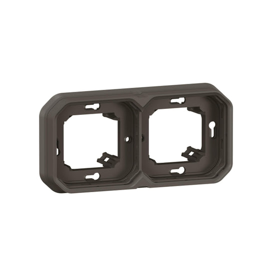 Legrand 069607L Plexo New FRUP 2fach     Tragring anthrazit waagerecht/senkrecht