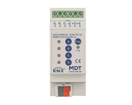 MDT AKD-0424R2.02 LED Controller 4Kanal  2/4A RGBW 2TE REG