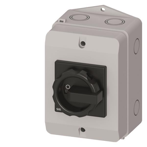 Siemens 3LD20640TB51 Hauptschalter 3p    16A 400V 7,5kW 1 N-Klemme+1 PE Klemme