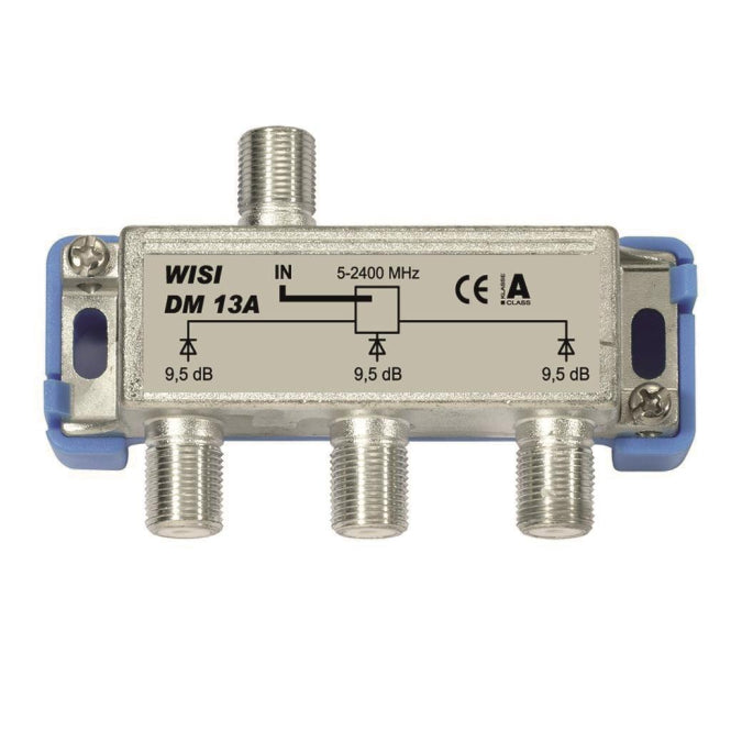 WISI Verteiler 3-fach              DM13A     5-2400MHz 9,5dB