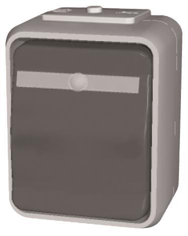 ELSO APWG Aqua-Top Kontroll       441649     mit Glimmlampe licht-/ basaltgrau