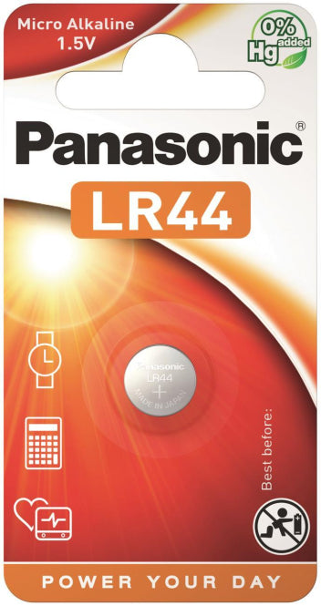 Panasonic Cell Power               PLR44 Knopfzelle Alkali-Mangan *Blister 1 St.*
