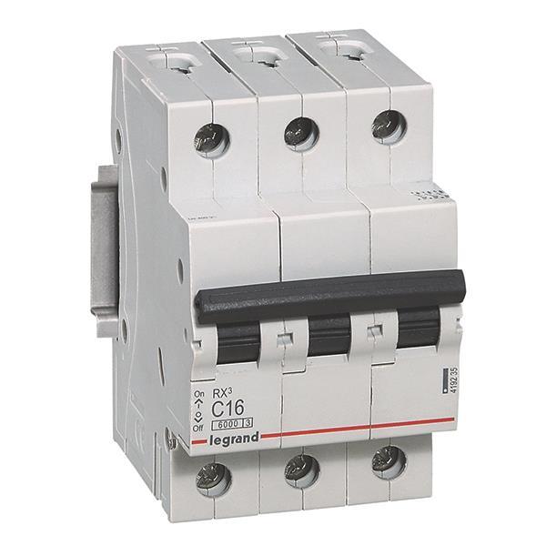 Legrand 419235 RX3 LS-Schalter C 16A     3-polig 6kA 400VAC 3TE