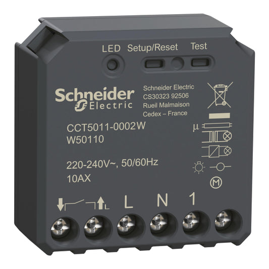 Schneider Wiser            CCT5011-0002W Schaltaktor 1fach UP