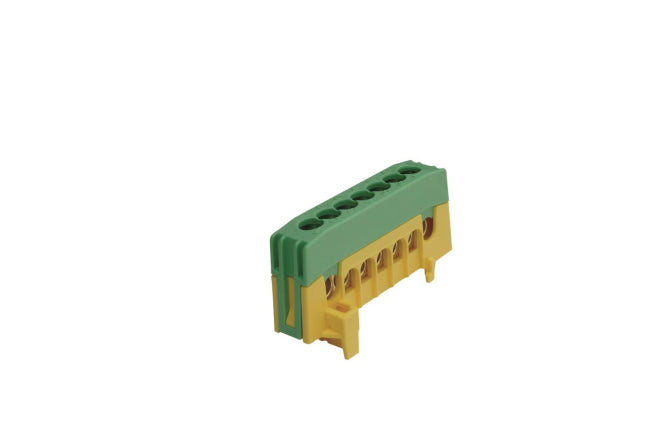 Pollmann Verteilerklemme PE7-F2 grün     Schutzleiterklemme 7x16mm²       2020267