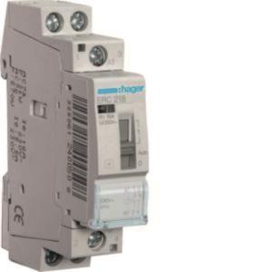 Hager Installationsrelais 16A     ERC218 ** 1Schließer u.1Öffner 230V