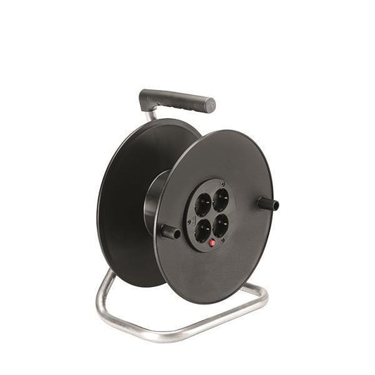 Bachmann Kabeltrommel 4fach      396.181 m.Thermoschutzschalter o.Kabel sw