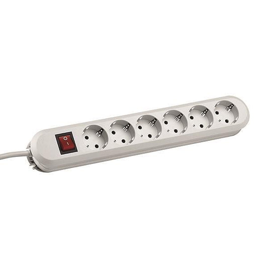 Bachmann Tischsteckdose 6-fach  381.252K geschraubt 5m 2pol
