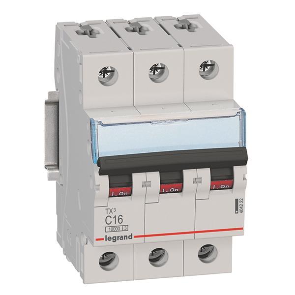 Legrand 404222 TX3 LS-Schalter C 16A     3-polig 10kA 400VAC 3TE