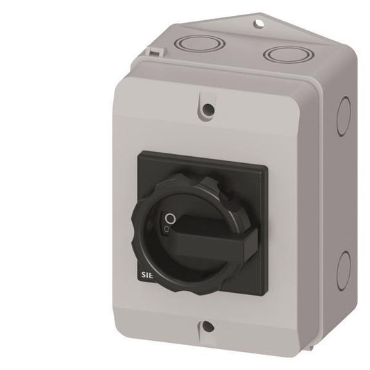 Siemens 3LD21640TB51 Hauptschalter 3p    25A 400V 9,5kW 1N-Klemme+1PE-Klemme