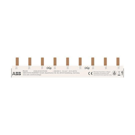 ABB 3-PHASENSCHIENE 15 9 Mod.GH    PS3/9    L203 0507 R0002 f.Compact u.Connect