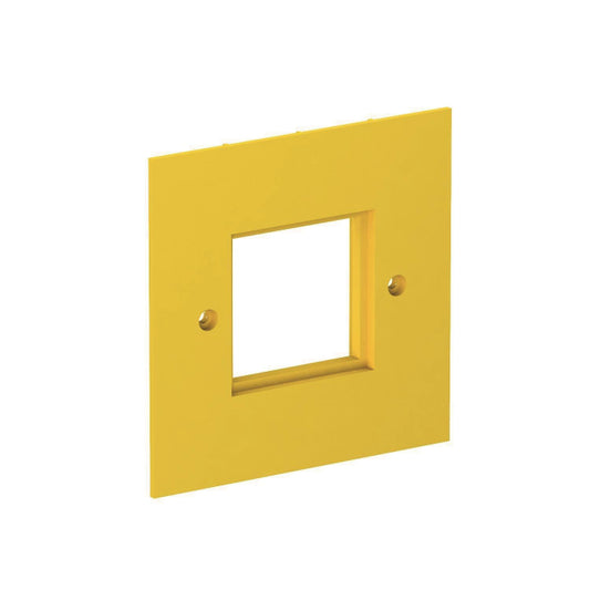OBO VH-P4 Abdeckplatte 1-fach Modul 45   95x95mm PA rapsgelb RAL1021 6109840
