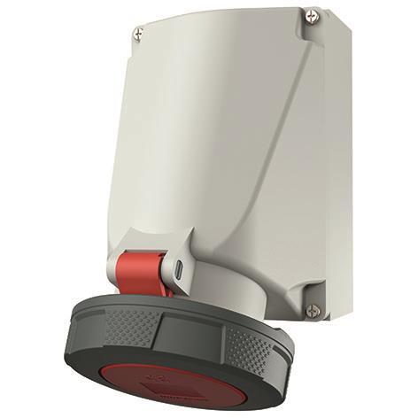 Mennekes 63A5P 6H400V Wanddose IP67 136A **