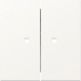 GIRA 363127 Wippe 2fach Kontrollfenster  System 55 Reinweiß seidenmatt